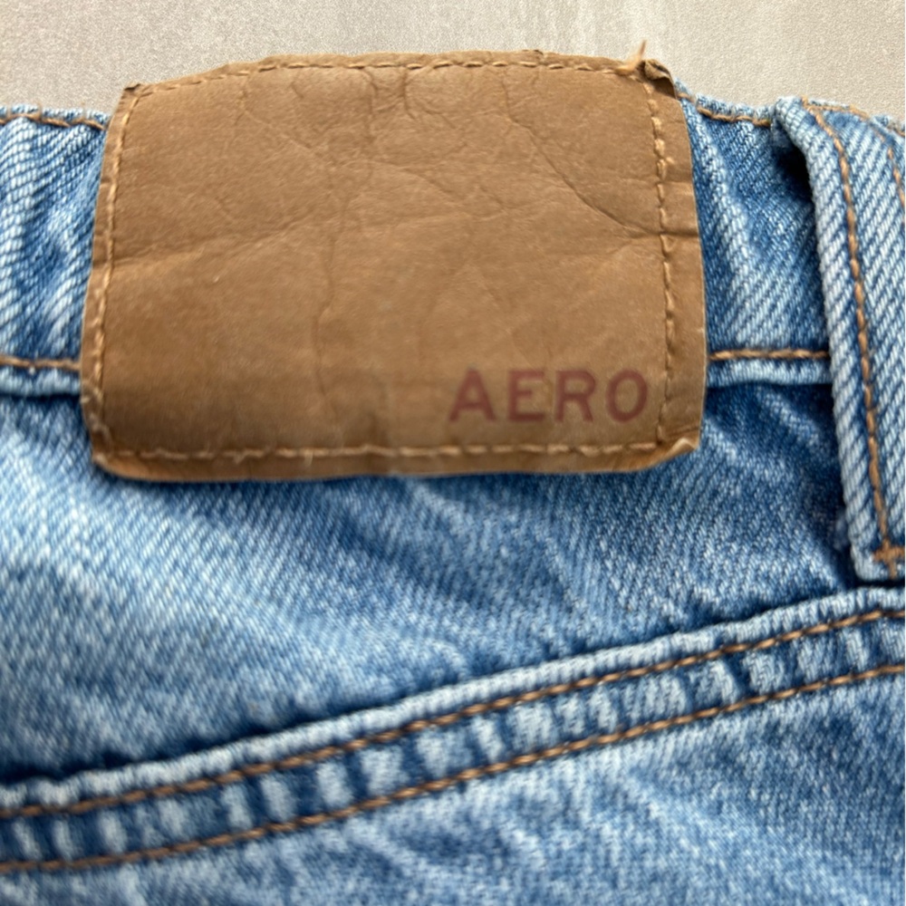 Aeropostale Ripped Blue Boyfriend Jeans - Picture 12 of 14